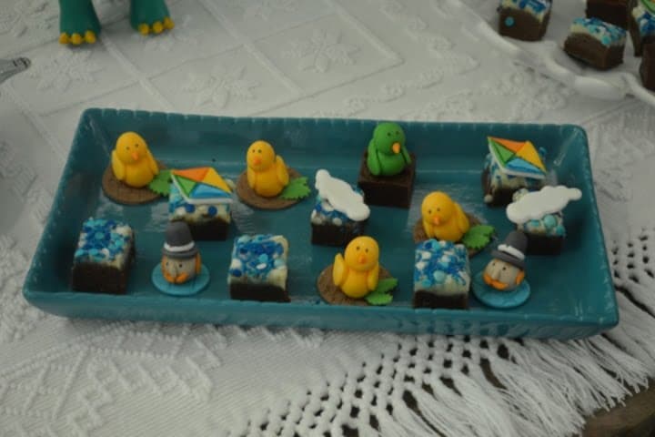 Festa com tema Fazendinha na lousa no Chalé do Lago